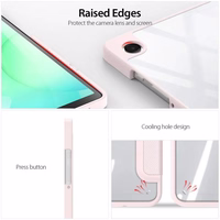 Dėklas Dux Ducis Toby Samsung X110/X115 Tab A9 8.7/X130/X135 Tab A11 8.7 rožinis