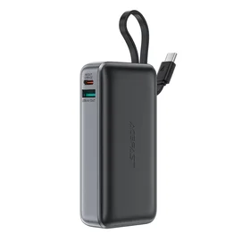Išorinė baterija Power Bank Acefast M7-10000 PD30W With Cable 10000mAh juoda