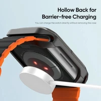 DUX DUCIS dėklas TAMO Apple Watch 10 serijai 46 mm skaidrus su juodu