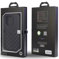 Audi tikros odos kietasis dėklas telefonui iPhone 13 Pro / 13 6.1 – juodas