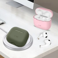 Tech-Protect silikoninis dėklas Apple AirPods 4 ausinėms - smėlinis