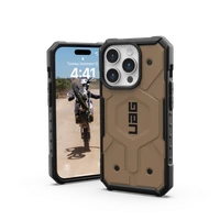 UAG Pathfinder MagSafe dėklas iPhone 15 Pro - rudas