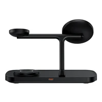 Tech-Protect QI15W-A45 3in1 belaidis įkroviklis su MagSafe Apple įrenginiams - juodas