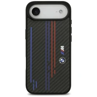 Dėklas telefonui BMW M Kevlar Lines & Logo MagSafe Case for iPhone Air - juodas