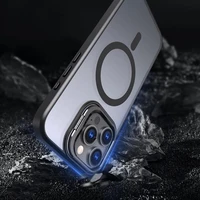 Tech-Protect MagStand Magnetinis dėklas telefonui su stovu iPhone 16 Pro - pusiau skaidrus