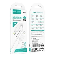 Kabelis (m) USB-C į Lightning Hoco PD 27W 1 m X120 - baltas (m)