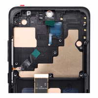 LCD ekranas SAMSUNG S20 Ultra juodas SOFT OLED su rėmeliu