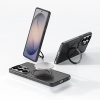 Rock Rotating Stand Soft Touch Series Magnetic for Samsung Galaxy S26 Ultra black