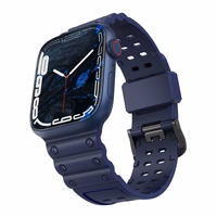 Dirželis Triple Protection Apple Watch 38 / 40 / 41 mm dirželis apyrankė - tamsiai mėlynas