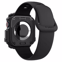 Spigen Rugged Armor dėklas Apple Watch 10 46mm laikrodžiui - juodas