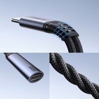 Joyroom SY-C03 USB-C į 2x USB-C 2-in-1 DAC adapteris - juodas