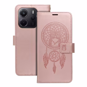 MEZZO Knygutė dėklas for XIAOMI Redmi Note 15 5G dreamcatcher rožinio aukso