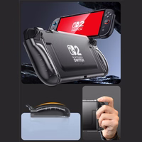 Supcase Crystal dėklas Nintendo Switch 2 - skaidriai juodas