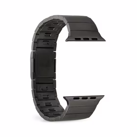 Puro TITAN Nerūdijančio plieno Apple Watch juostelė 42/44/45/49mm - juoda