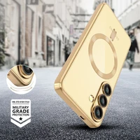 Tech-Protect MagFlex MagSafe dėklas Samsung Galaxy A56 5G - Skaidrus auksinis