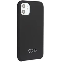 Audi Silikono dėklas telefonui iPhone 12 / 12 Pro 6.1 – juodas