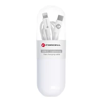 FORCELL C291 Kabelis C tipo į Lighninng PD 27W TUBE 1 m baltas