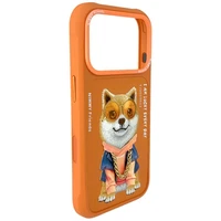 Nimmy Glasses Cool Dog deklas iPhone 17 Pro Max - oranzinis