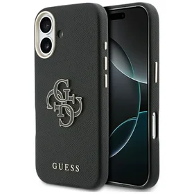 GUESS case for IPHONE 17 GUHCP17S5PS4RGGK (PU FW Resin Logo) black