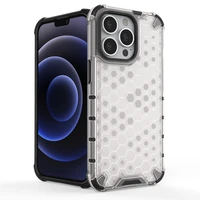 Honeycomb Case šarvu dangtelis su TPU buferiu iPhone 13 Pro mėlynas