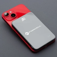 Išorinė baterija saderinta su MagSafe Forcell F-Energy SuperSlim F5K8 QC4.0 PD3.0 15W 5000 mAh pilka