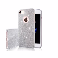 Glitter 3in1 dėklas skirtas Xiaomi Redmi 13C 5G silver
