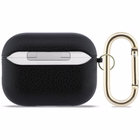 Guess Grained Classic Logo dėklas for AirPods Pro 3 - juodas