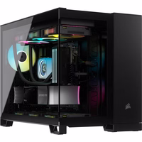 Corsair 2500X RGB „Micro Tower“ Juoda