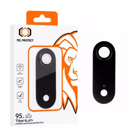 Grūdintas stiklas Tel Protect 95% AR+AF Full Metal Kameros apsauga kamerai skirtas Iphone 17 Air juodas (kameros modulis)