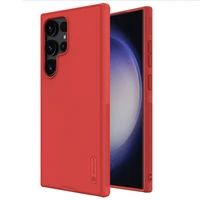 Dėklas Nillkin Super Frosted Shield Pro Samsung S928 S24 Ultra raudonas