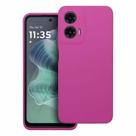 Silikoninis 2mm dėklas telefonui MOTOROLA G35 5G, rožinis