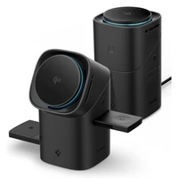 Spigen Essential EF223MS 3-in-1 QI2 belaidis įkroviklis – juodas