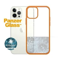 PanzerGlass ClearCase dėklas telefonui iPhone 12 / 12 Pro - permatomas oranžinis