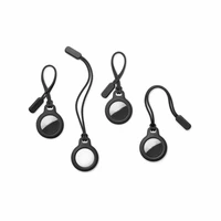 Tech-Protect Rough 2-vnt rinkinys dėklas Apple AirTag - juodas