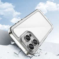 Outer Space dėklas telefonui su geliniu rėmeliu iPhone 16 Pro - skaidrus