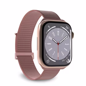 Puro Sport nailoninis dirželis Apple Watch 38 / 40 / 41 mm – rožinės spalvos