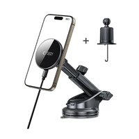 Tech-Protect mm15W-V10 magnetinis MagSafe automobilio laikiklis prietaisų skydeliui/stiklui/ventiliacijai juodas