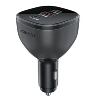 Acefast B14 automobilinis įkroviklis 165W 2x USB-C 1x USB-A - juodas