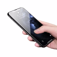 HOCO grūdintas stiklas HD 5D Guardian skydas (rinkinys 10in1) - iPhone Xr / 11 juodas (G14)