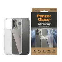PanzerGlass HardCase antibakterinis karinio standarto sertifikuotas dėklas iPhone 14 Pro telefonui – skaidrus