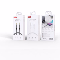 XO laidas audio NB-R279C jack 3,5mm - jack 3,5mm 1,0m juodas