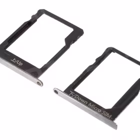 SIM kortelės laikiklis Huawei P8 Lite sidabrinis (baltas) 2vnt originalus (service pack)
