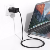 Blavec sieninis įkroviklis BC-8 GaN4 - Type C - PD QC 65W 3A (TCBC8G4-CB653A) juodas