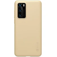 Dėklas telefonui Nillkin Super Frosted Shield Huawei P40 auksinis