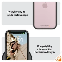 Karinio Lygio Sertifikuotas PanzerGlass ClearCase dėklas telefonui iPhone 15 - Skaidrus & Juodas