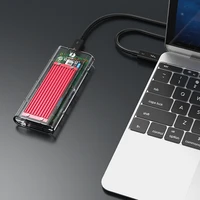 Orico TCM2-C3 M.2 NVME į USB-C 10Gb/s diskų įrenginys - raudonas