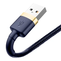 Baseus kabelis Cafule USB - Lightning 1,0 m 2,4A auksinis-mėlynas