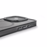 Blizgus dėklas su MagSafe, skirtas Samsung Galaxy S25 Edge – juodas