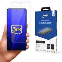 Grūdintas stiklas Xiaomi Redmi Note 12 5G / Poco X5 5G Hybrid Flexi 7H serija 3mk FlexibleGlass