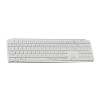 Ultra Slim Keychron B6 Pro 2.4G belaidė klaviatūra (balta) [B6P-K8]